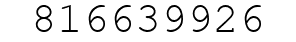 Number 816639926.