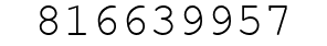 Number 816639957.