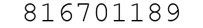 Number 816701189.