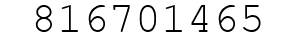 Number 816701465.