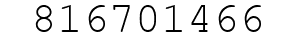 Number 816701466.