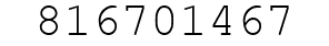 Number 816701467.