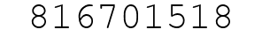 Number 816701518.