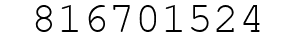 Number 816701524.