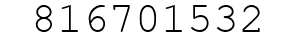 Number 816701532.