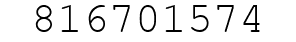 Number 816701574.