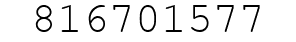 Number 816701577.
