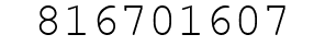 Number 816701607.