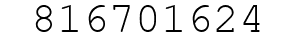 Number 816701624.