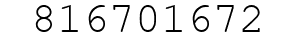 Number 816701672.
