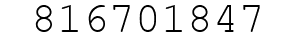 Number 816701847.