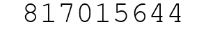 Number 817015644.