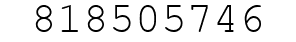 Number 818505746.