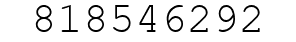 Number 818546292.