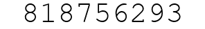 Number 818756293.