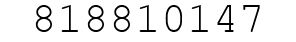 Number 818810147.