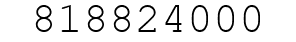 Number 818824000.