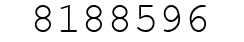 Number 8188596.