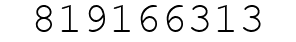 Number 819166313.