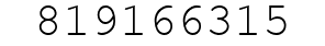 Number 819166315.