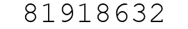 Number 81918632.