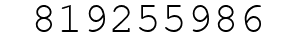 Number 819255986.