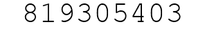 Number 819305403.