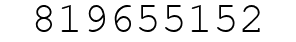 Number 819655152.