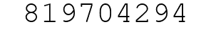 Number 819704294.