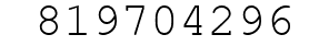 Number 819704296.