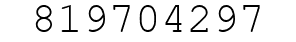 Number 819704297.