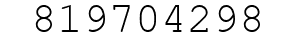 Number 819704298.