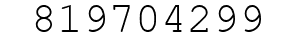 Number 819704299.