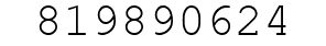 Number 819890624.