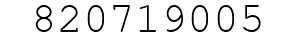 Number 820719005.