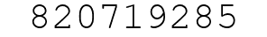 Number 820719285.