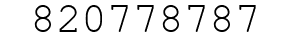 Number 820778787.