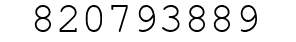 Number 820793889.
