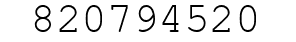 Number 820794520.