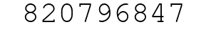 Number 820796847.