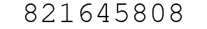 Number 821645808.