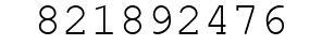 Number 821892476.