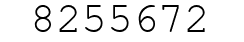 Number 8255672.