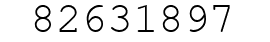 Number 82631897.