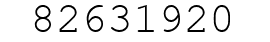 Number 82631920.