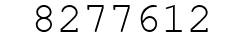 Number 8277612.