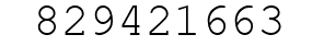 Number 829421663.