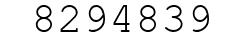 Number 8294839.