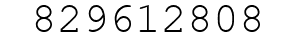 Number 829612808.