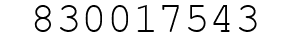 Number 830017543.
